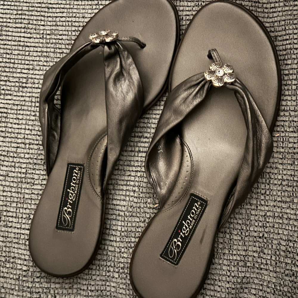 Brighton Women's Metallic Sandals